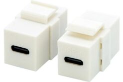 Embase de traversée USB-C 10Gbps pour panneau de brassage