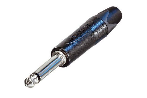 FICHE JACK 6.35 MONO CORPS NOIR CONTACT NICKEL