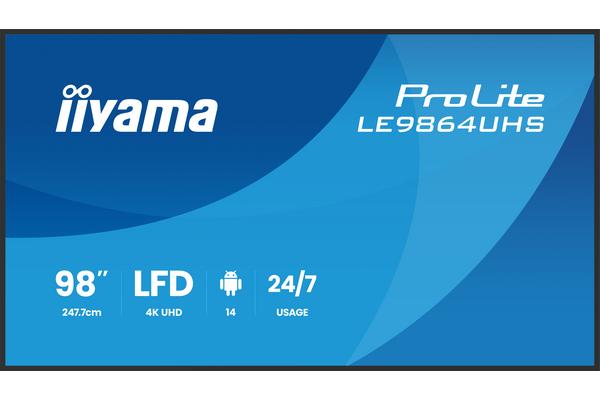 IIYAMA- Afficheur professionnel 98" LE9864UHS-B1AG