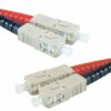 Jarretière optique duplex HD multi OM2 50/125 SC-UPC/SC-UPC orange - 10 m
