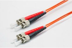 Jarretière zip 2,0mm OM1 62,5/125 STPC/STPC LSZH orange 2m