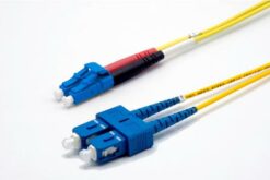 Jarretière zip 2,0mm OS2 G652D SC-UPC/LC-UPC LSZH jaune 10m