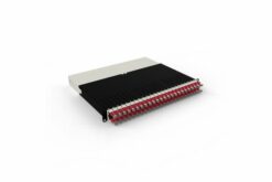 PATCHBOX ONE 24x CAT6A STP ROUGE 0,8 m 8U