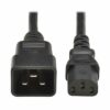 Power cable, C20 to C13, H05VV-F, 10A, 2M