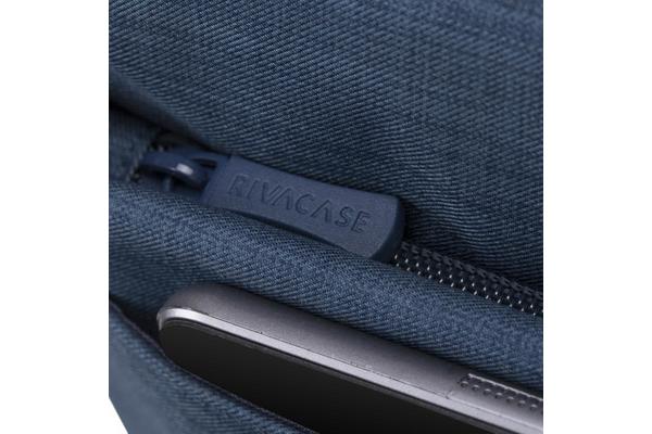 Sacoche business 5 poches 15,6", Polyester ECO bleu pétrole