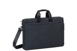 Sacoche business 5 poches 17.3", Polyester ECO  noir chambré