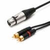 TESCA CORDON AMAZONE XLR F / 2 RCA M DE 5M