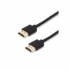 TESCA CORDON MICRO HDMI 2.0 FAIBLE DIAMÈTRE TETE COMPACTE MALE / MALE DE 1 M