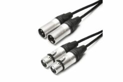 TESCA CORDON TWINY 2022 / 2 XLR NEUTRIK MALE/  2 XLR FEMELLE DE 5 M