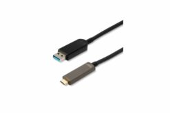 TESCA CORDON USB 3.1 gen2 FIBRE OPTIQUE type A MALE vers C MALE DE 15 M