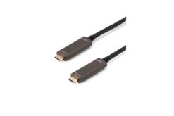 TESCA CORDON USB 3.1 gen2 FIBRE OPTIQUE type C MALE / MALE DE 10 M