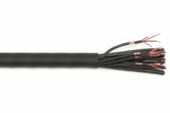 TESCA GULEUS32022 Multipaires blindées P/P guipage 32 x 2 x 0,22mm² gaine noire