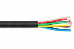 TESCA HP rond 8 x 4mm² gaine noire