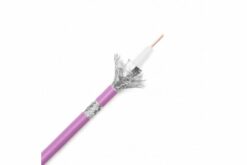 TESCA SPHEREZH Cable coaxial 75 Ohms 1,65/7,2 diam ext. 10,3 mm LSZH violet