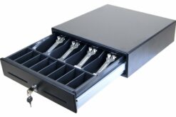 Tiroir caisse à encombrement reduit pour terminal point de vente