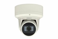 Wisenet Q network IR outdoor vandal flateye camera, 5MP
