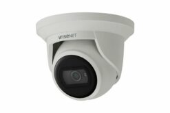 Wisenet Q network IR outdoor vandal flateye camera,5MP