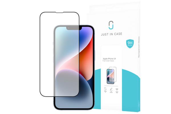 iPhone 14 - Full Cover Protection d écran en verre trempé -