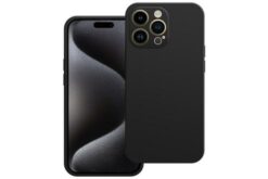 iPhone 15 Pro Max - Premium Liquid Color TPU coque - noir