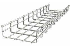 Chemin/câbles,fils acier,42U 400/50mm, pour baie Larg. 800mm