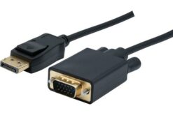 Cordon DisplayPort 1.1 mâle vers VGA mâle -2m