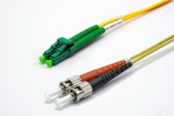Jarretière zip 2,0mm OS2 G652D LC-APC/ST-UPC LSZH jaune 3m