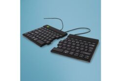 R-GO TOOLS Clavier ergo Split Break v2, divisé, filaire noir