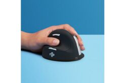 R-GO TOOLS Souris HE Break, gaucher, Bluetooth, L noire