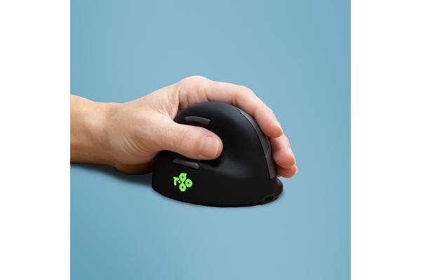 R-GO TOOLS Souris HE Break, gaucher, Bluetooth, M noire