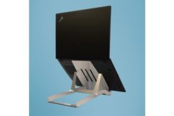 R-GO TOOLS Support pour PC portable Riser Basic, argent