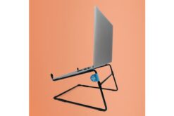 R-GO TOOLS Support pour PC portable Steel Office, noir