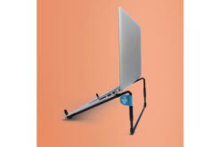 R-GO TOOLS Support pour PC portable Steel Travel, noir