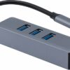 Adaptateur USB-C RJ45 Gigabit Boot PXE avec hub 3 ports USB-A 3.0
