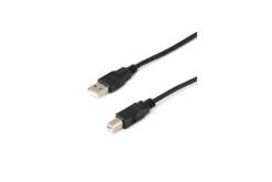 CORDON MOULE TESCA USB-A 2.0 MALE / USB-B 2.0 MALE de 2 M