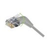 Cordon RJ45 CAT 6A U/FTP orientable 360° gris - 3 m