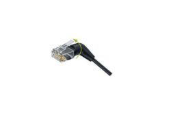 Cordon RJ45 CAT 6A U/FTP orientable 360° noir - 2 m