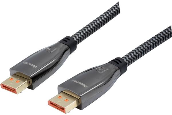 DACOMEX CORDON DP 2.1 80Gpbs METAL+NYLON certifié GRS -3m