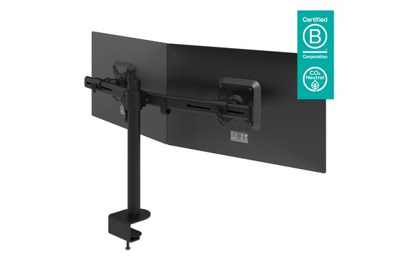 DATAFLEX Support pour 2 écrans 52.642 argent