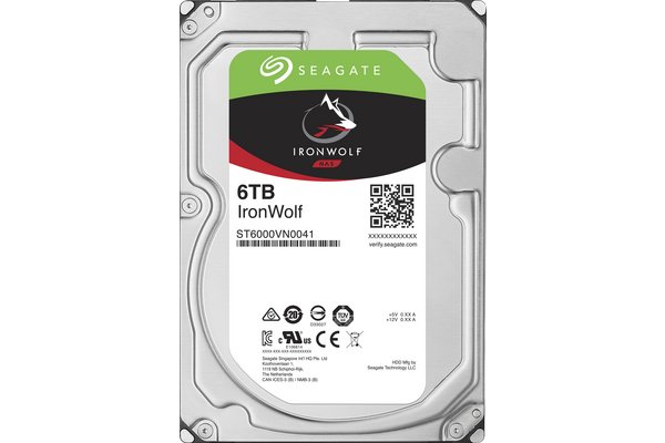 DD 3.5" SATA III SEAGATE IronWolf - 6To