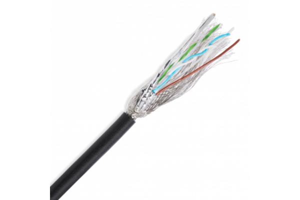 FLEXILAN 7100 Câble CAT.7 S/FTP Extra souple PUR Noir -100M