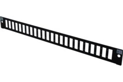 Façade nue 24 SC Duplex/LC Quad pour tiroir optique 1U
