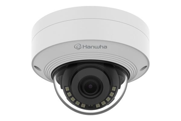 HANWHA Mini caméra dôme anti-vandale 4K IR IA