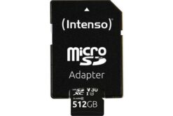 INTENSO Carte MicroSDXC UHS-I Professional Class 10 - 512 Go