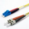 Jarr. zip 2,0mm OS2 G652D LC-UPC/ST-UPC LSZH jaune 15m