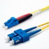 Jarretière zip 2,0mm OS2 G652D SC-UPC/LC-UPC LSZH jaune 50m