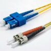 Jarretière zip 2,0mm OS2 G652D SC-UPC/ST-UPC LSZH jaune 10m