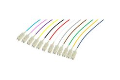 Lot de pigtails OM4 50/125 SC-UPC 900µm 12 couleurs 2m