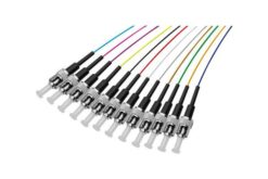 Lot de pigtails OS2 G652D ST-UPC 900µm 12 couleurs 2m