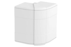 OBO ANGLE EXTERIEUR VARIABLE POUR GOULOTTE RAPID 45-2 GK 100x53 PVC BLANC