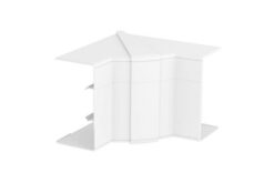 OBO ANGLE INTERIEUR VARIABLE POUR GOULOTTE RAPID 45-2 GK 100x53 PVC BLANC